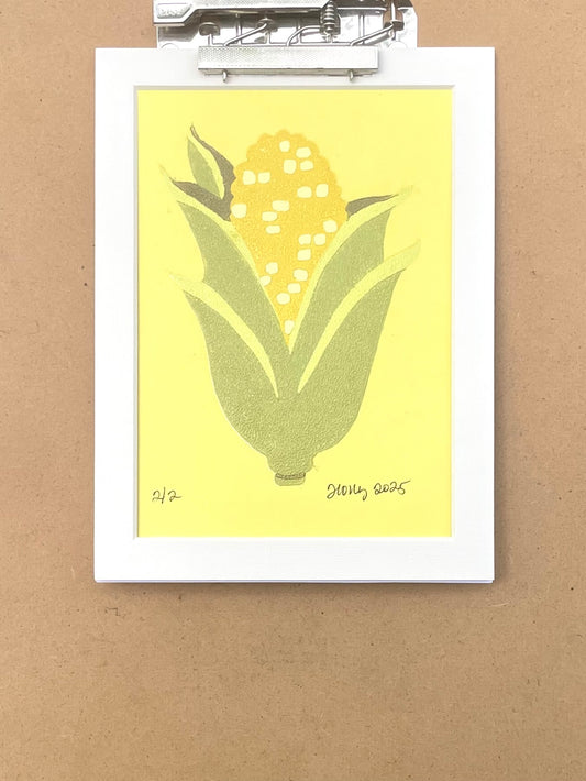 Kernel Matted Print, Butter