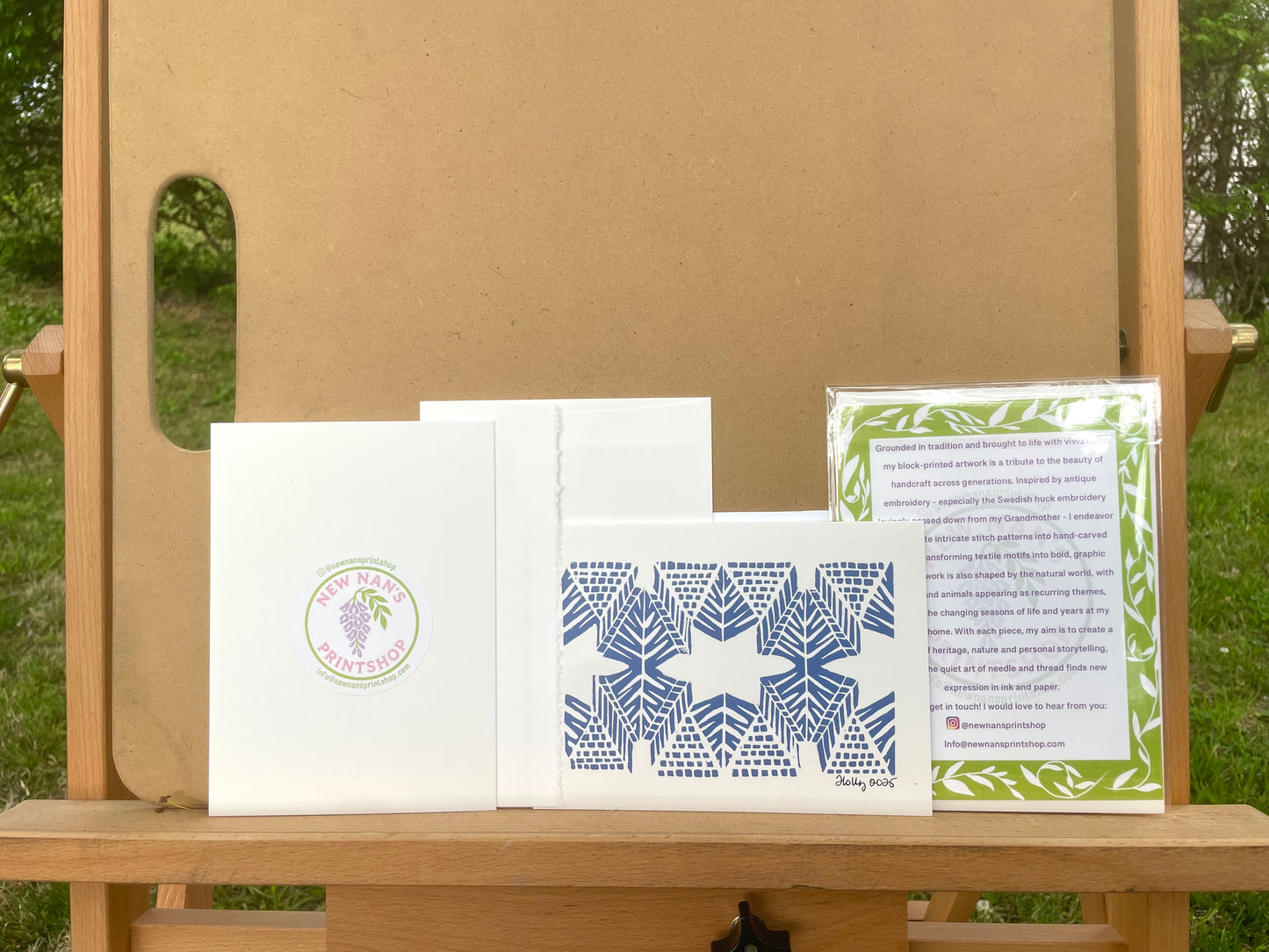 Burst - Ombré in Cool Greeting Card
