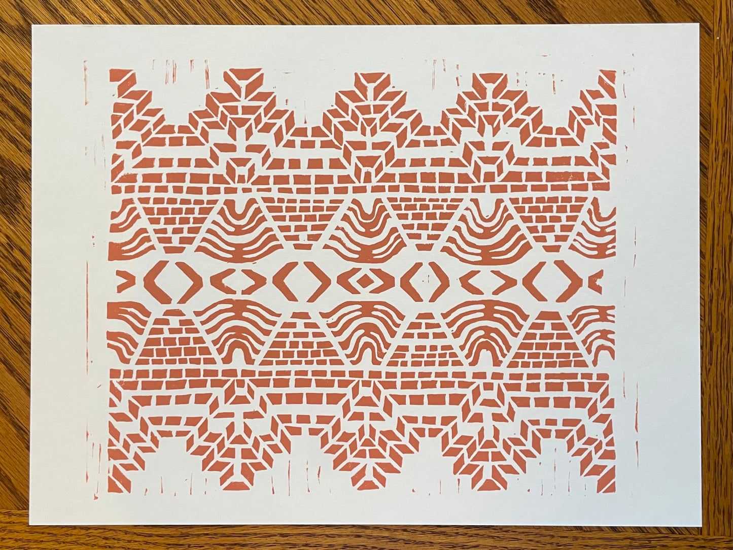 Dance Print in Pumpkin