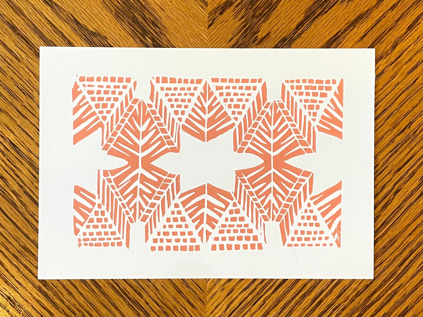Burst Print in Pumpkin