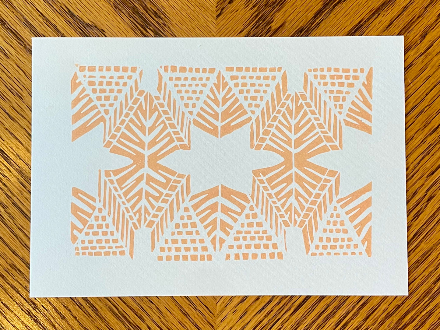 Burst Print in Tangerine