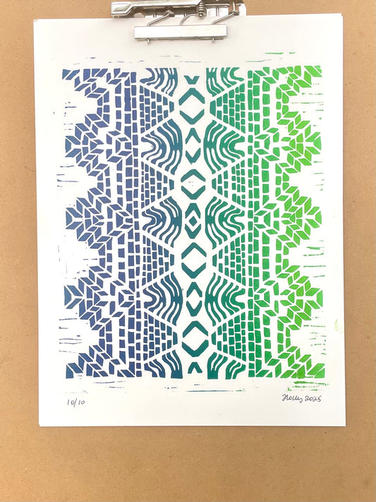 Dance - Ombré Print in Cool
