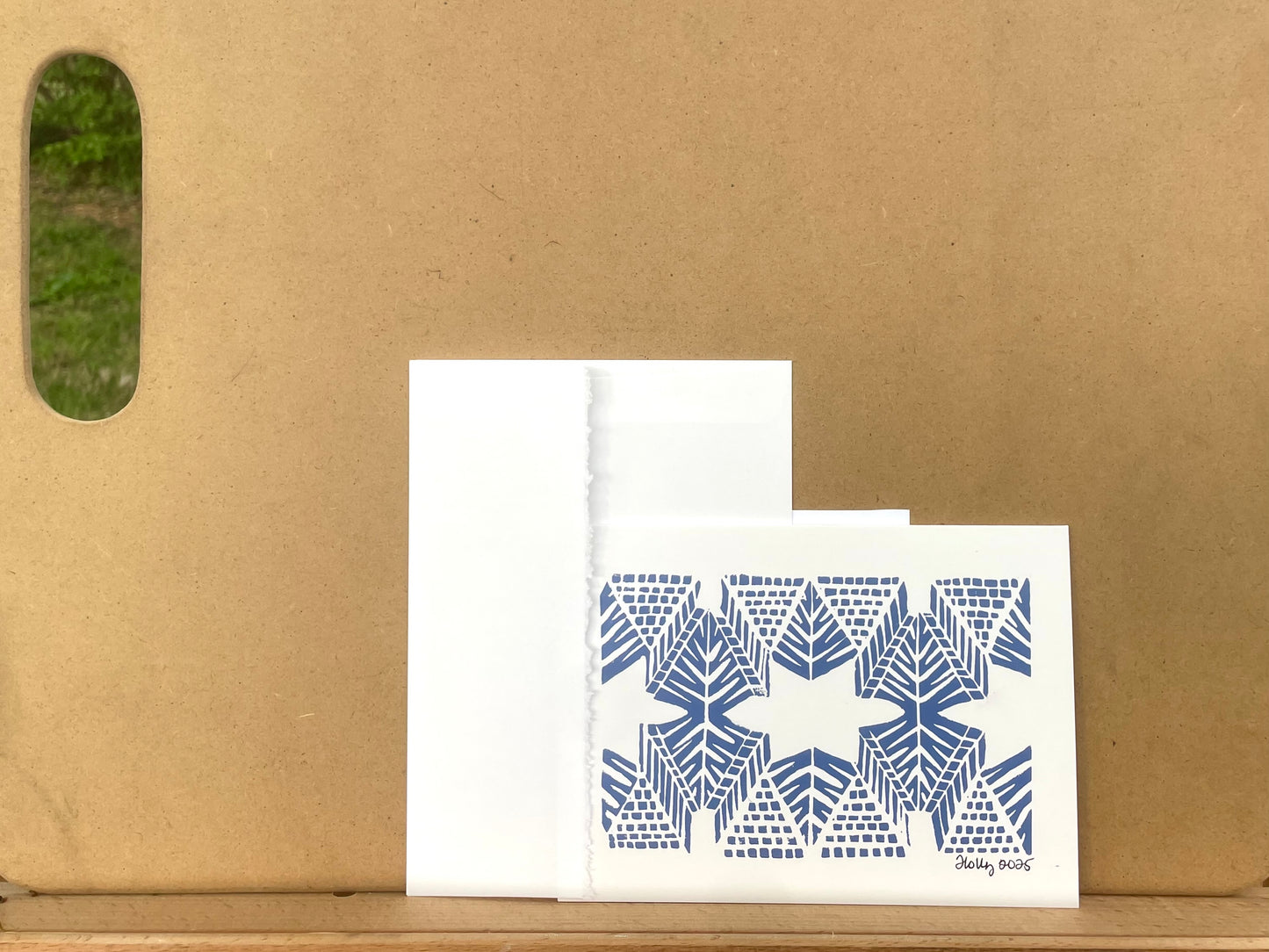 Burst in Periwinkle Greeting Card