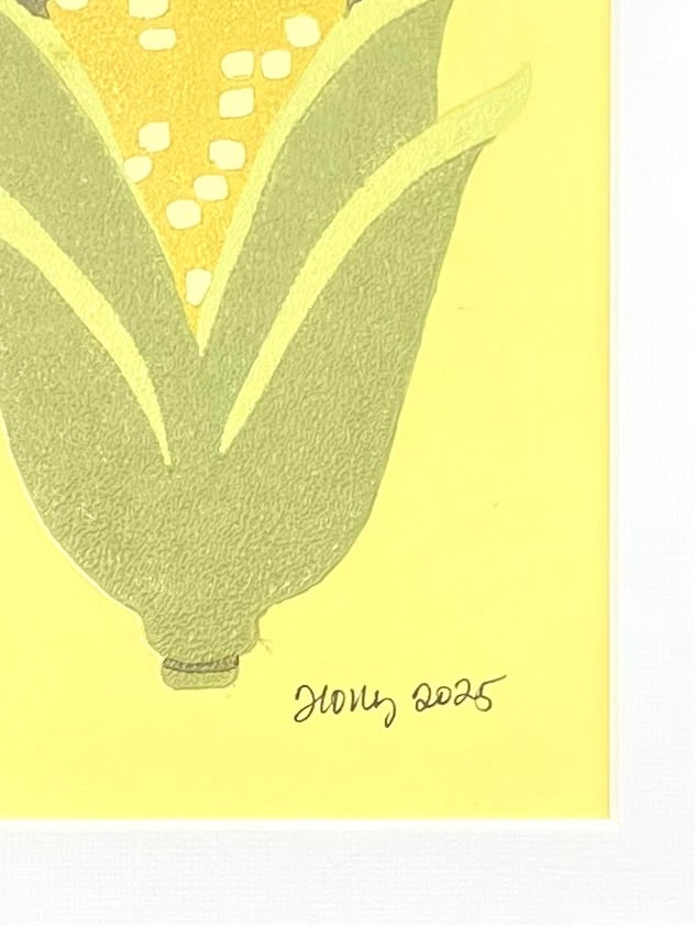 Kernel Matted Print, Butter
