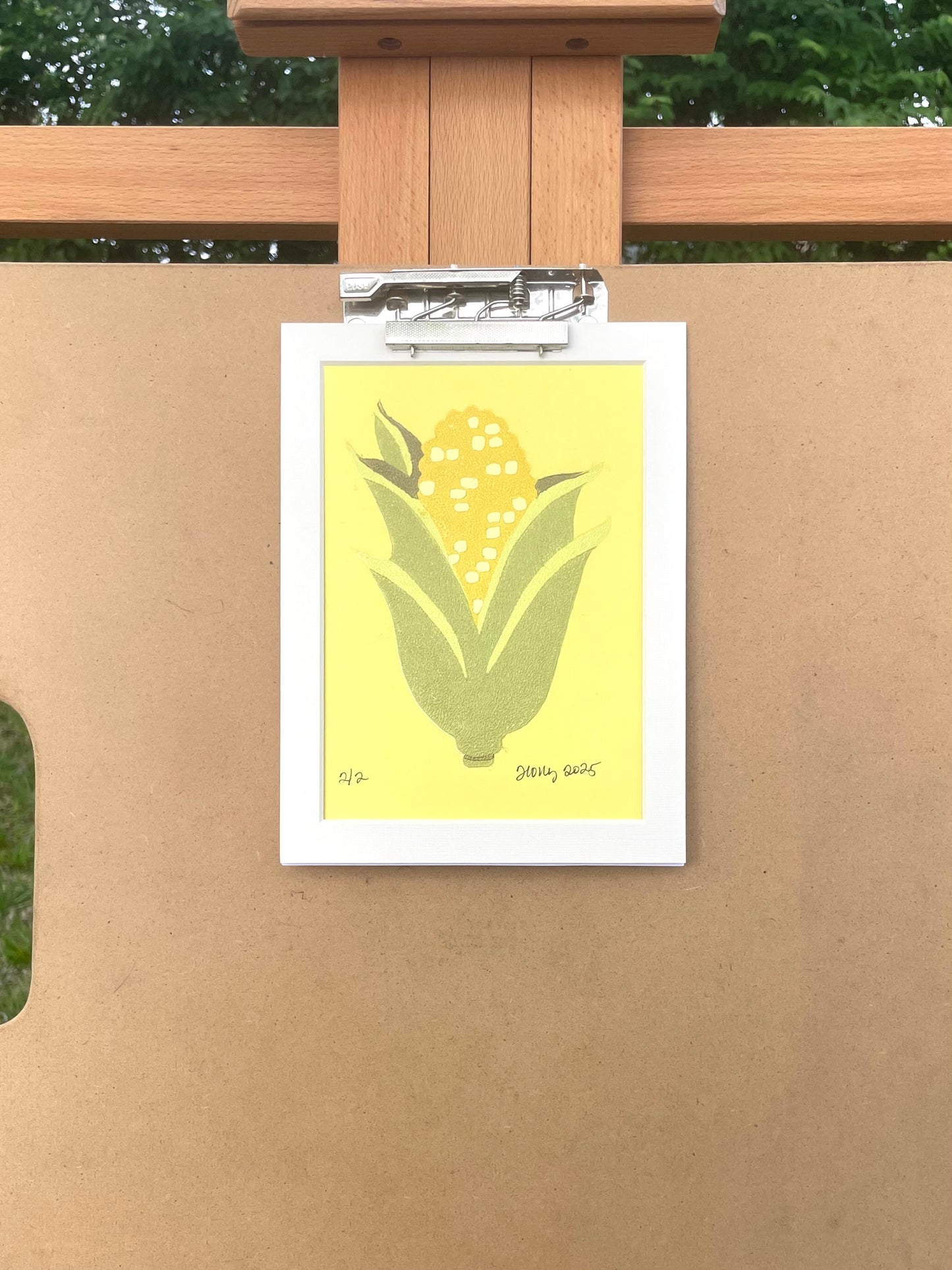 Kernel Matted Print, Butter