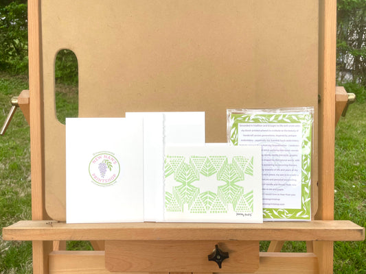 Burst in Lime Greeting Card
