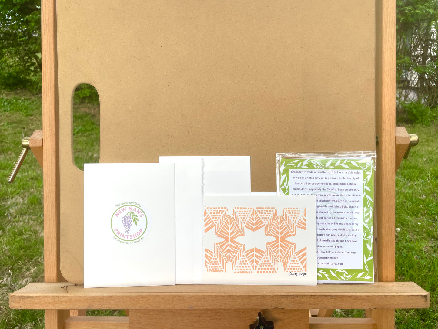 Burst in Tangerine Greeting Card