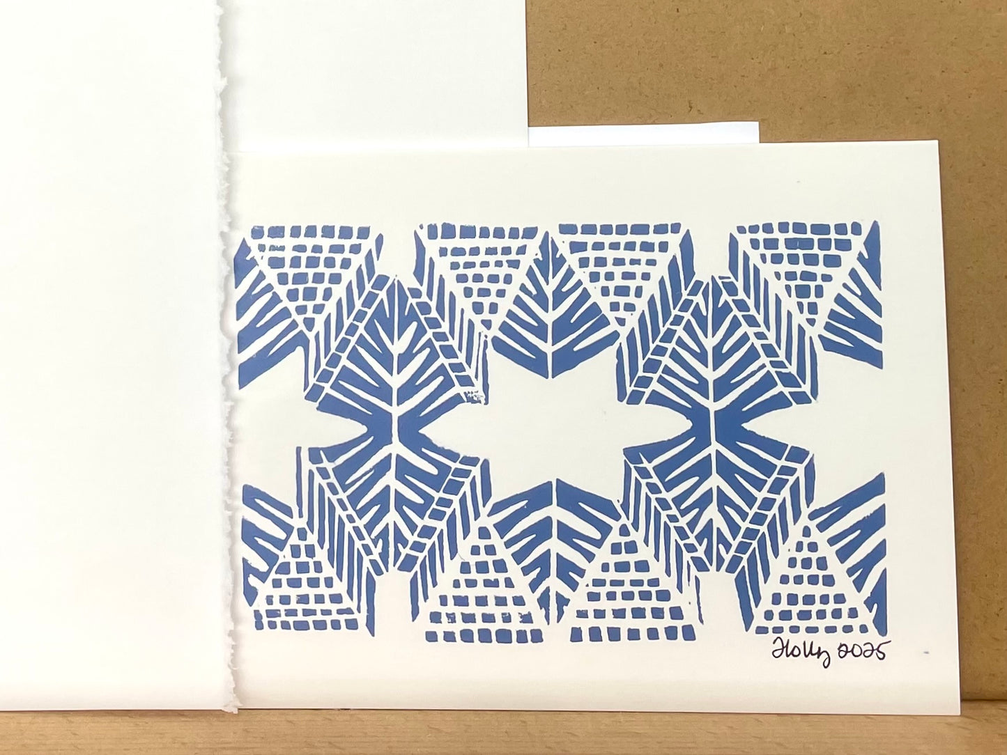 Burst in Periwinkle Greeting Card
