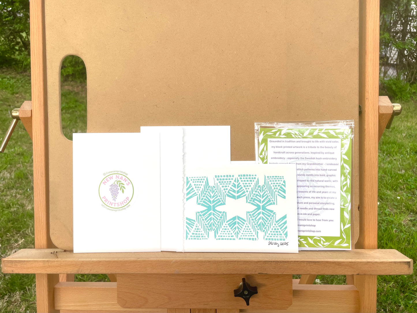 Burst in Aqua Greeting Card