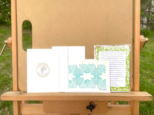 Burst in Aqua Greeting Card