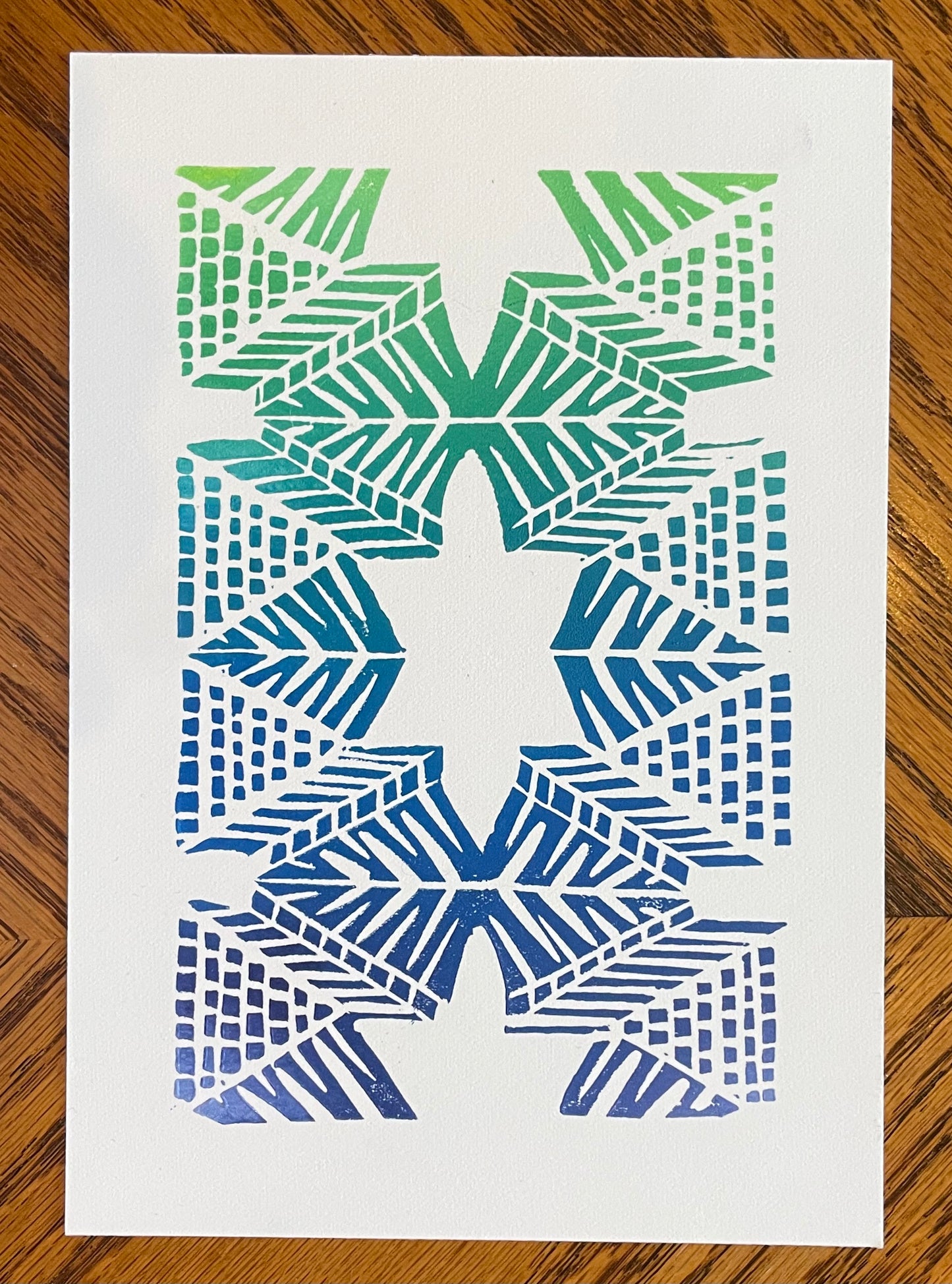 Burst - Ombré Print