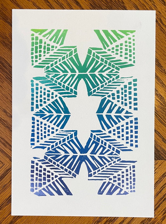 Burst - Ombré Print