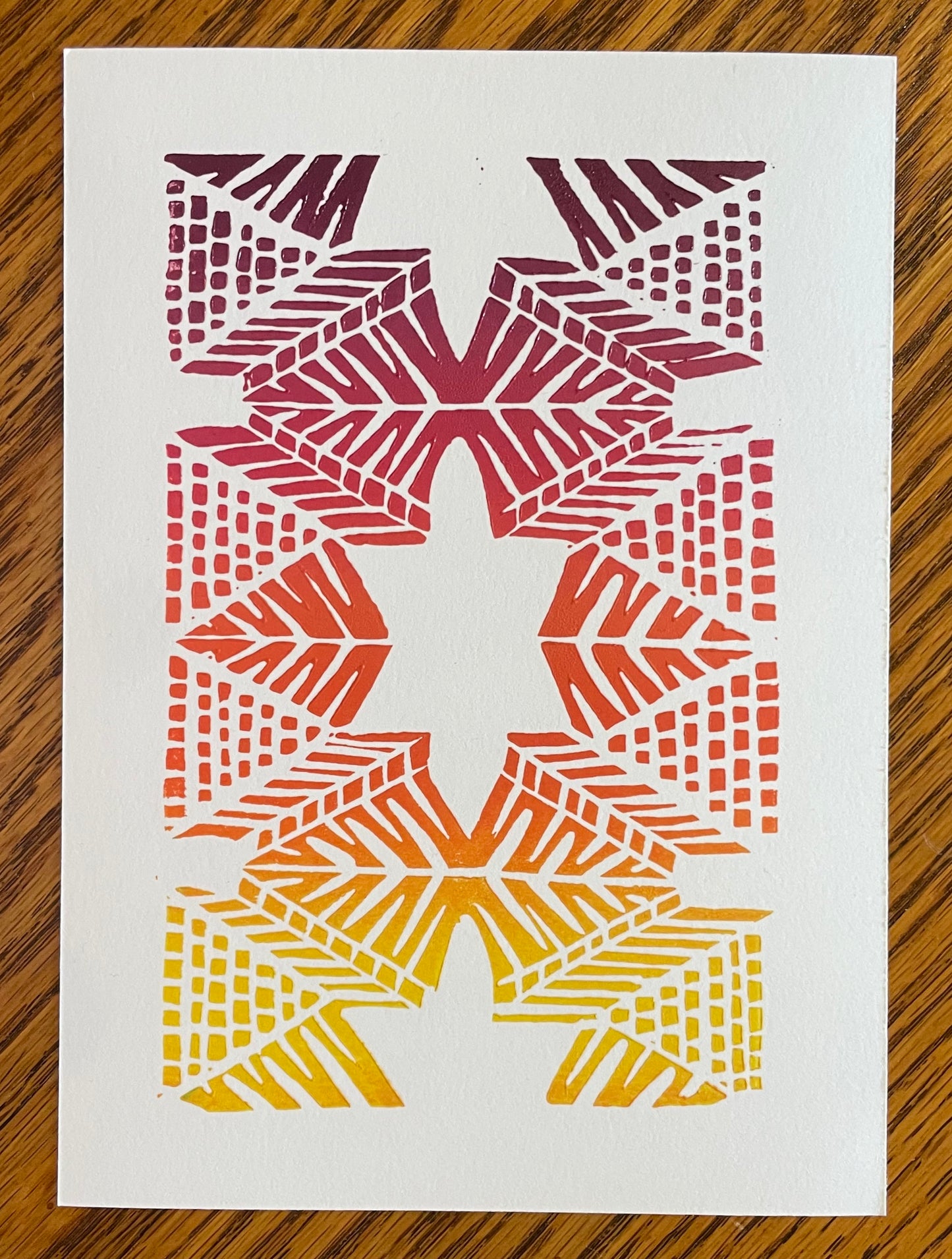Burst - Ombré Print
