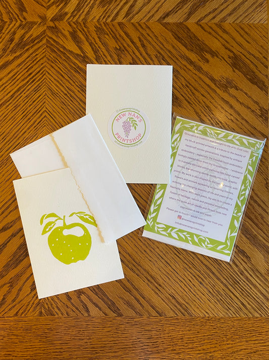 Apple Card Golden Delicious