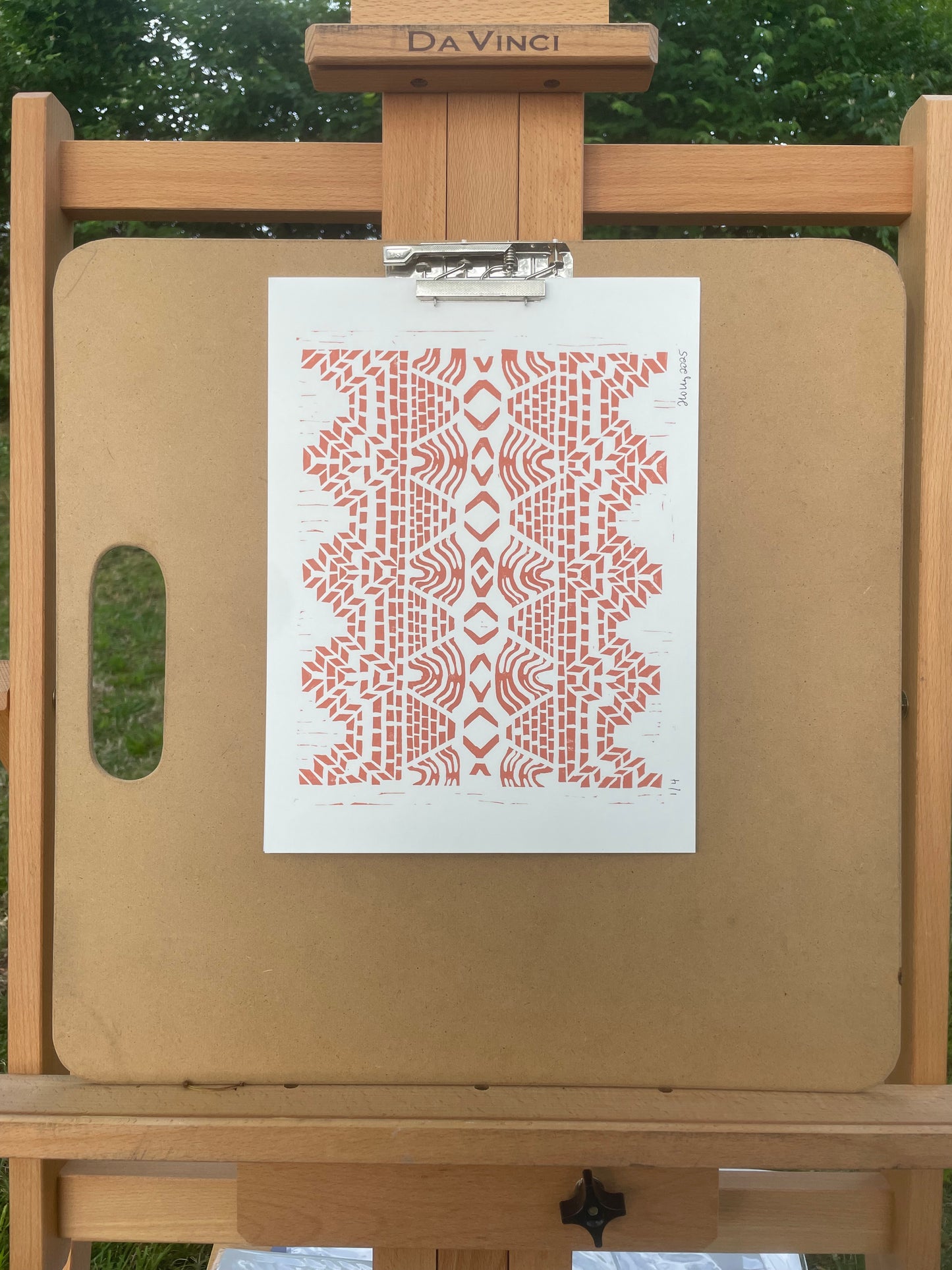 Dance Print in Pumpkin