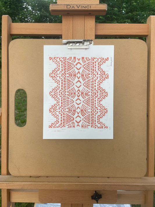 Dance Print in Pumpkin
