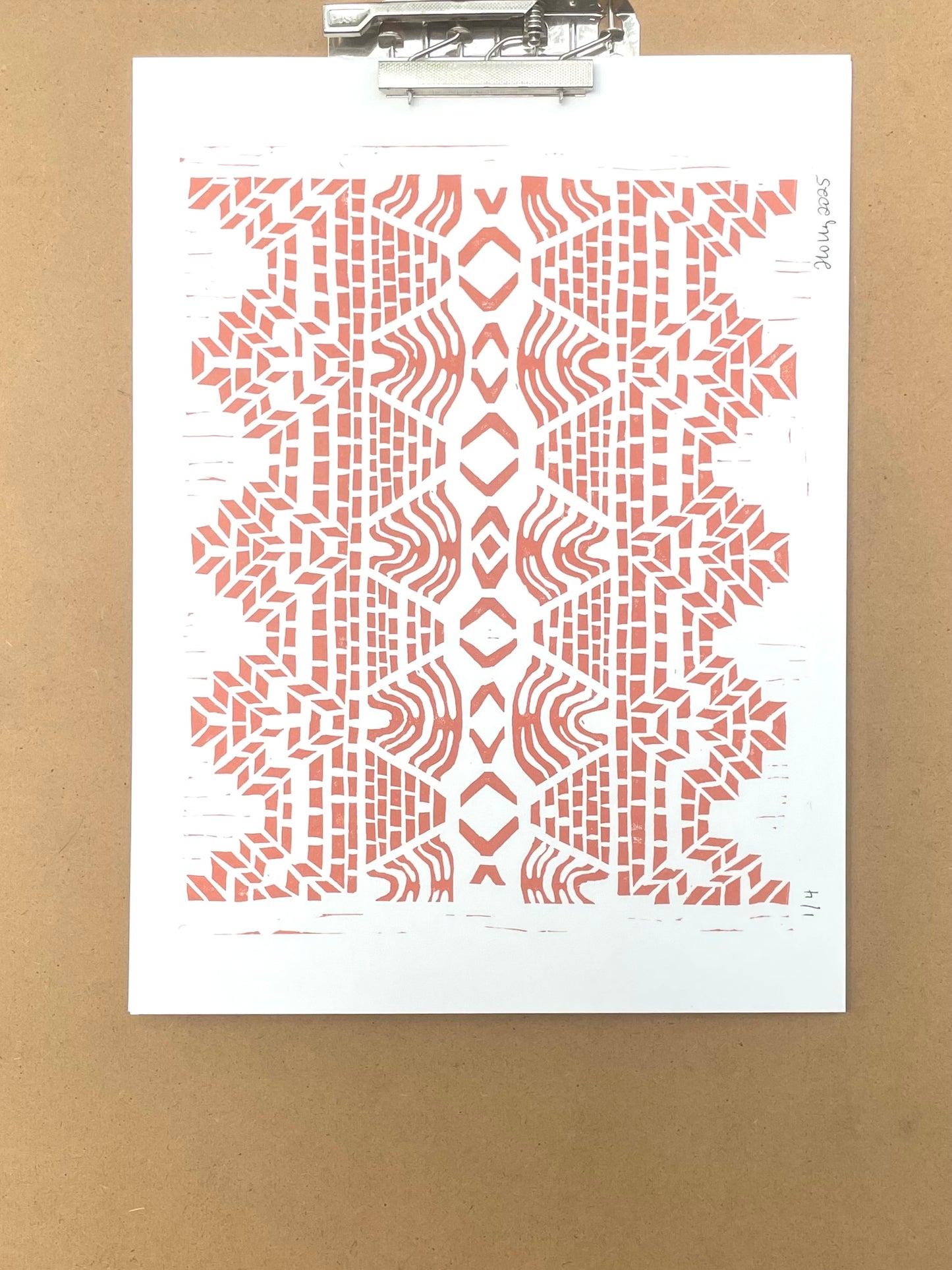 Dance Print in Pumpkin