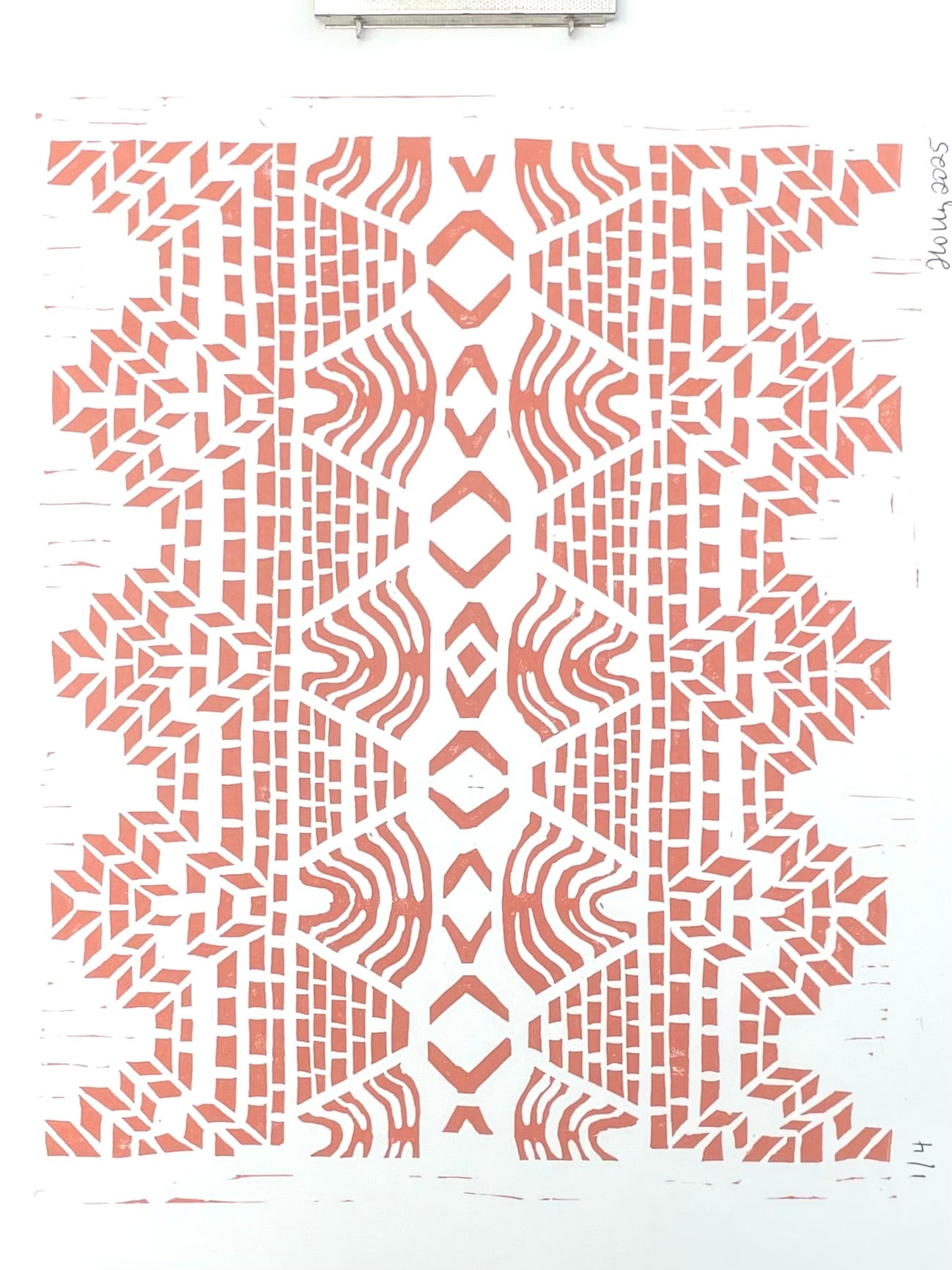 Dance Print in Pumpkin
