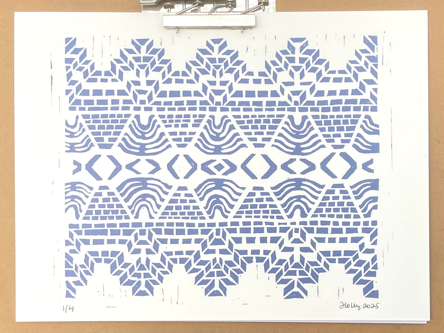 Dance Print in Periwinkle