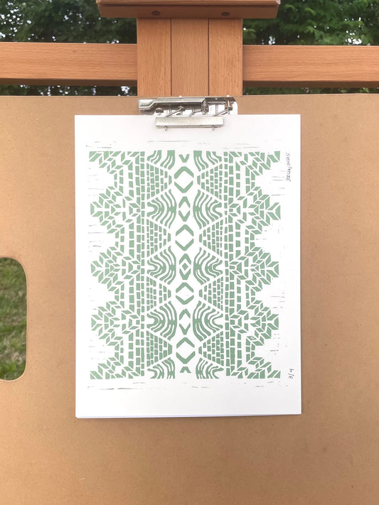 Dance Print in Eycalyptus