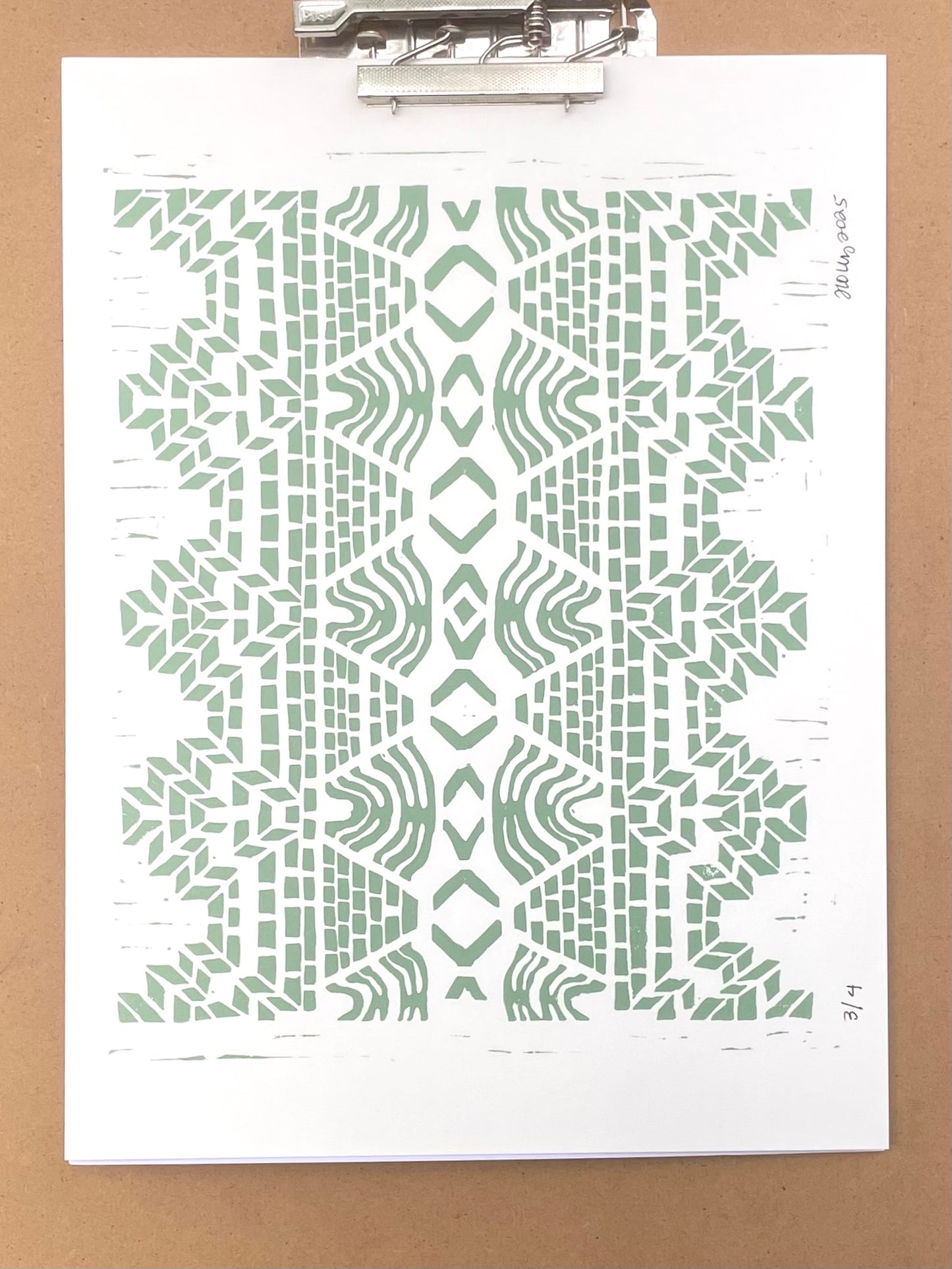 Dance Print in Eycalyptus