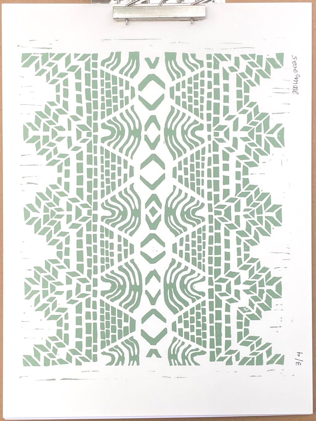 Dance Print in Eycalyptus