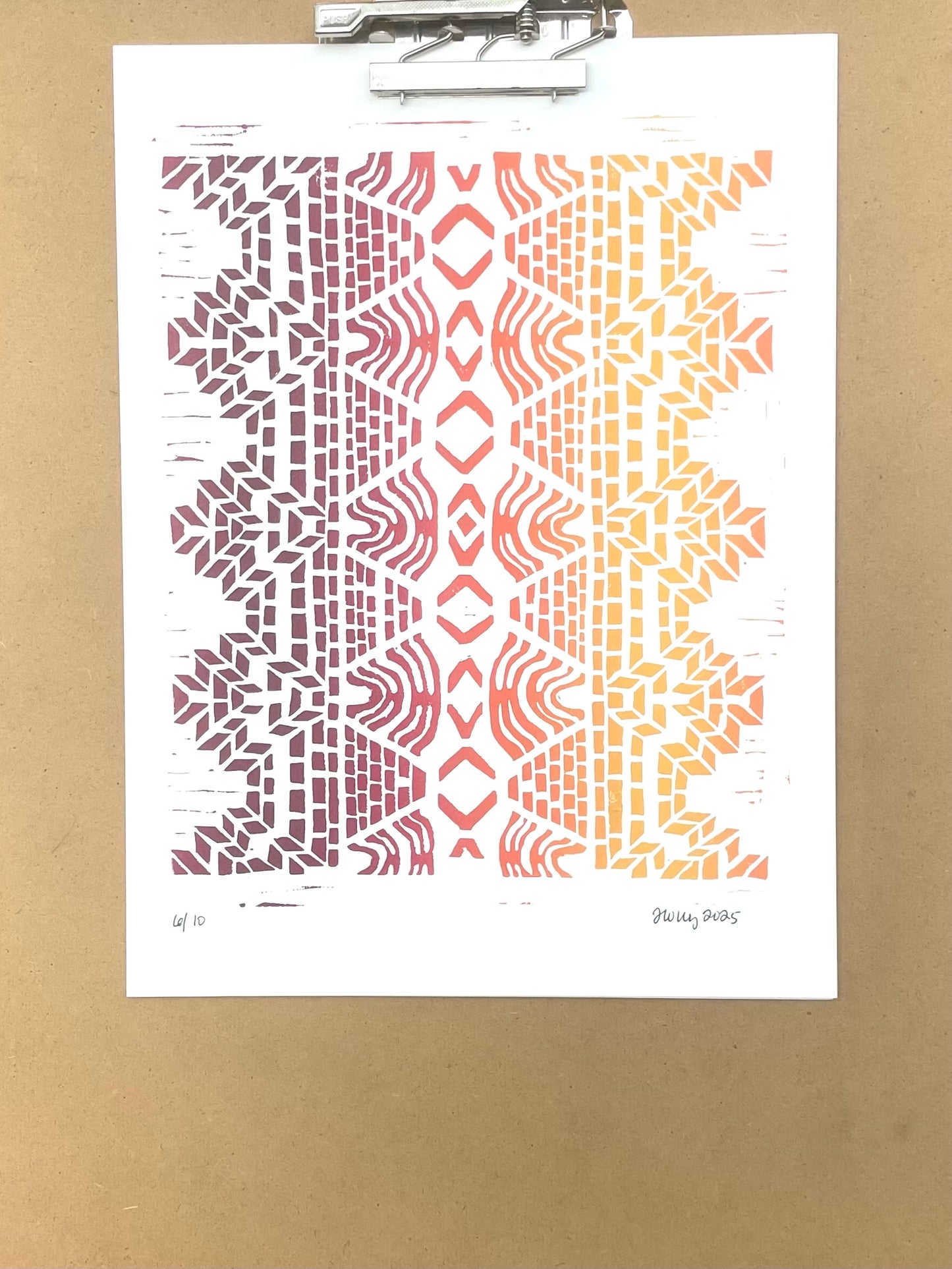 Dance - Ombré Print in Warm