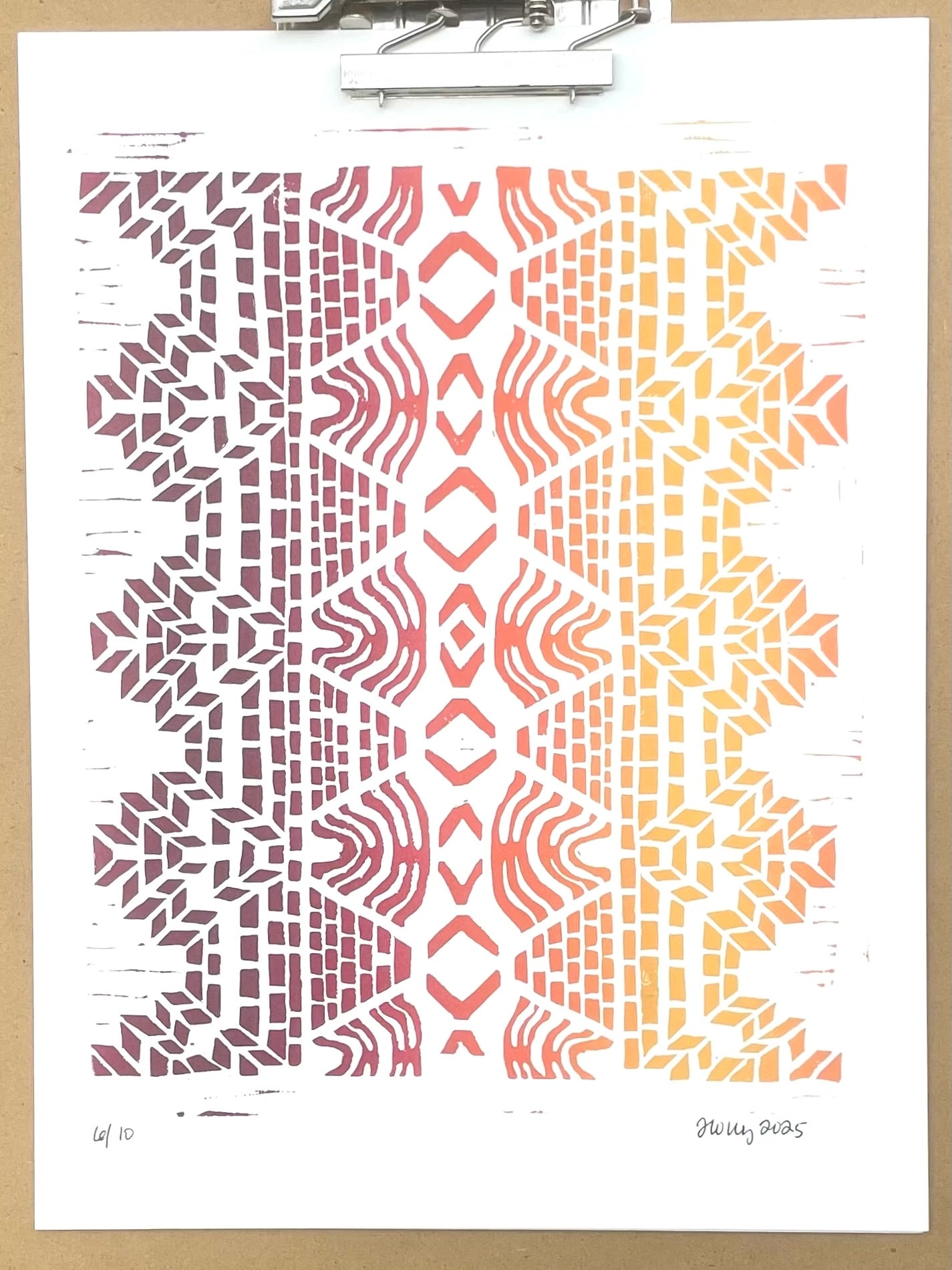Dance - Ombré Print in Warm