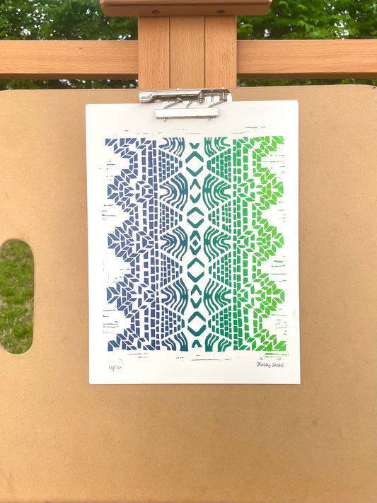 Dance - Ombré Print in Cool
