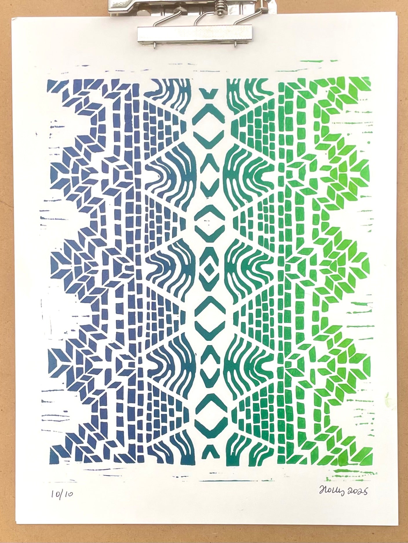 Dance - Ombré Print in Cool