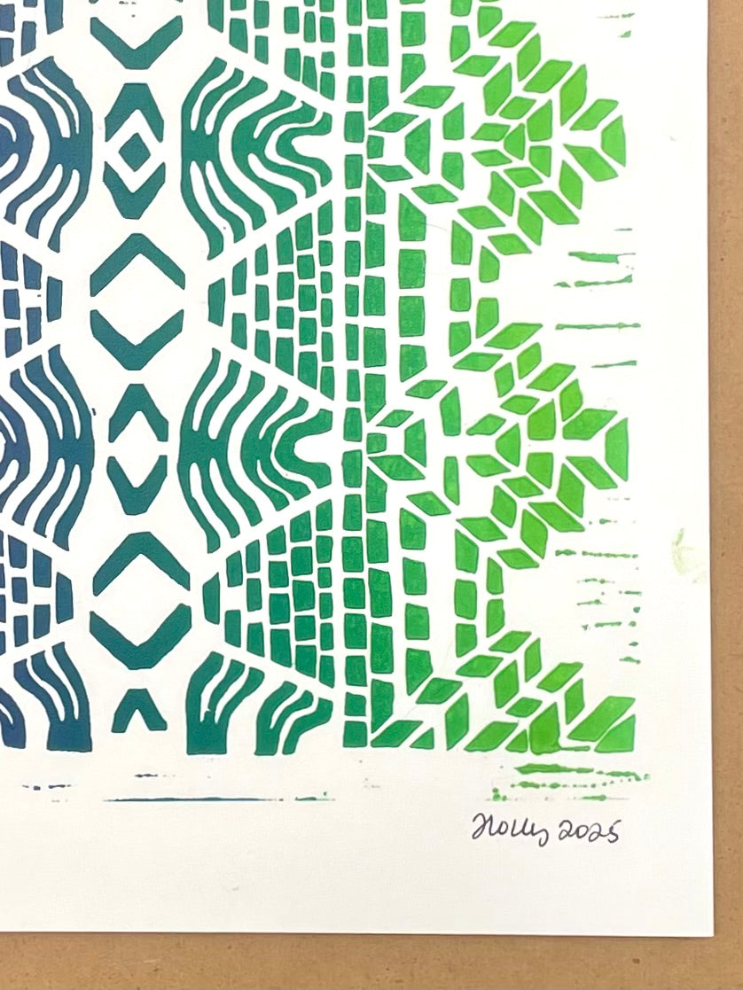 Dance - Ombré Print in Cool