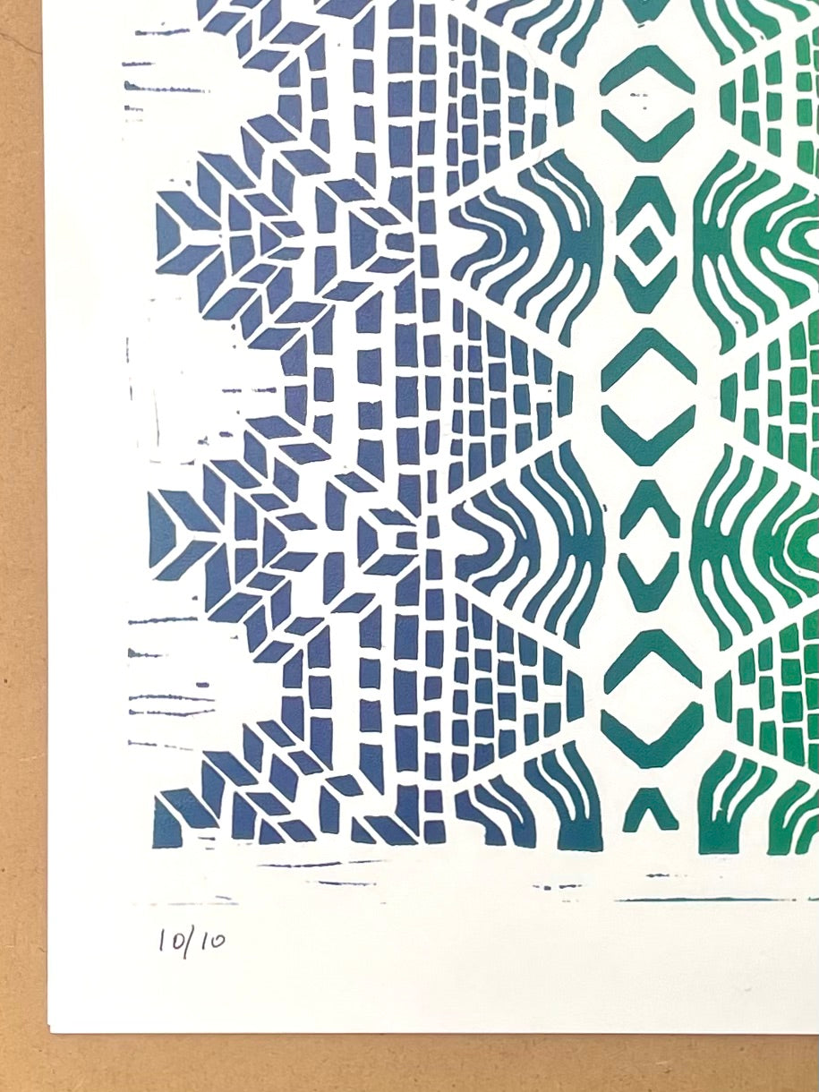 Dance - Ombré Print in Cool
