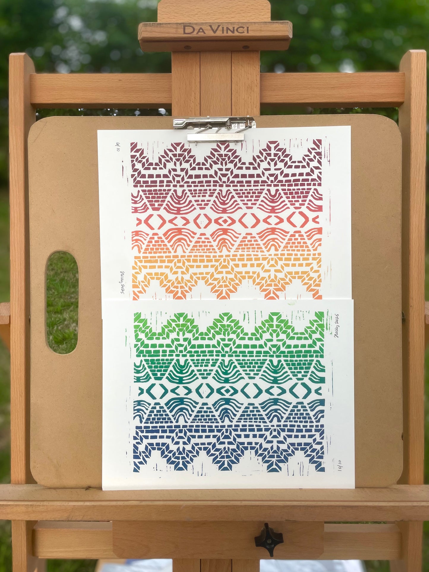 Dance - Ombré Print in Warm
