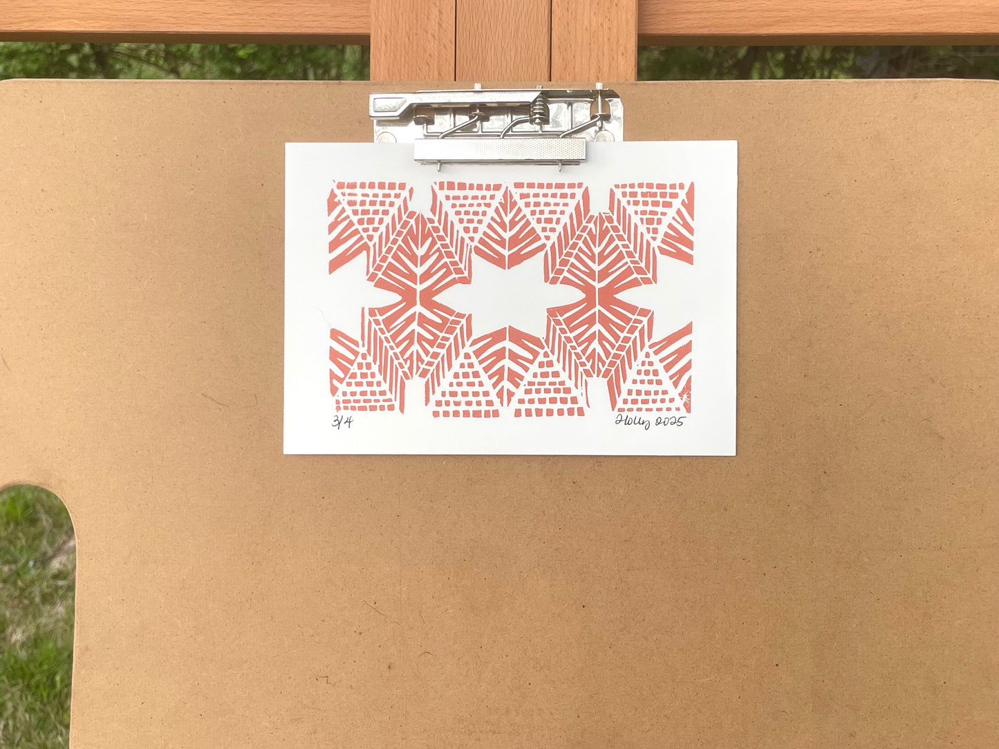 Burst Print in Pumpkin