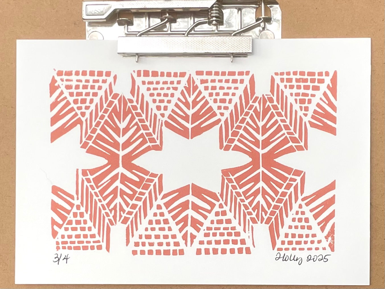 Burst Print in Pumpkin