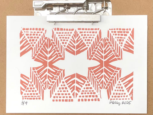 Burst Print in Pumpkin