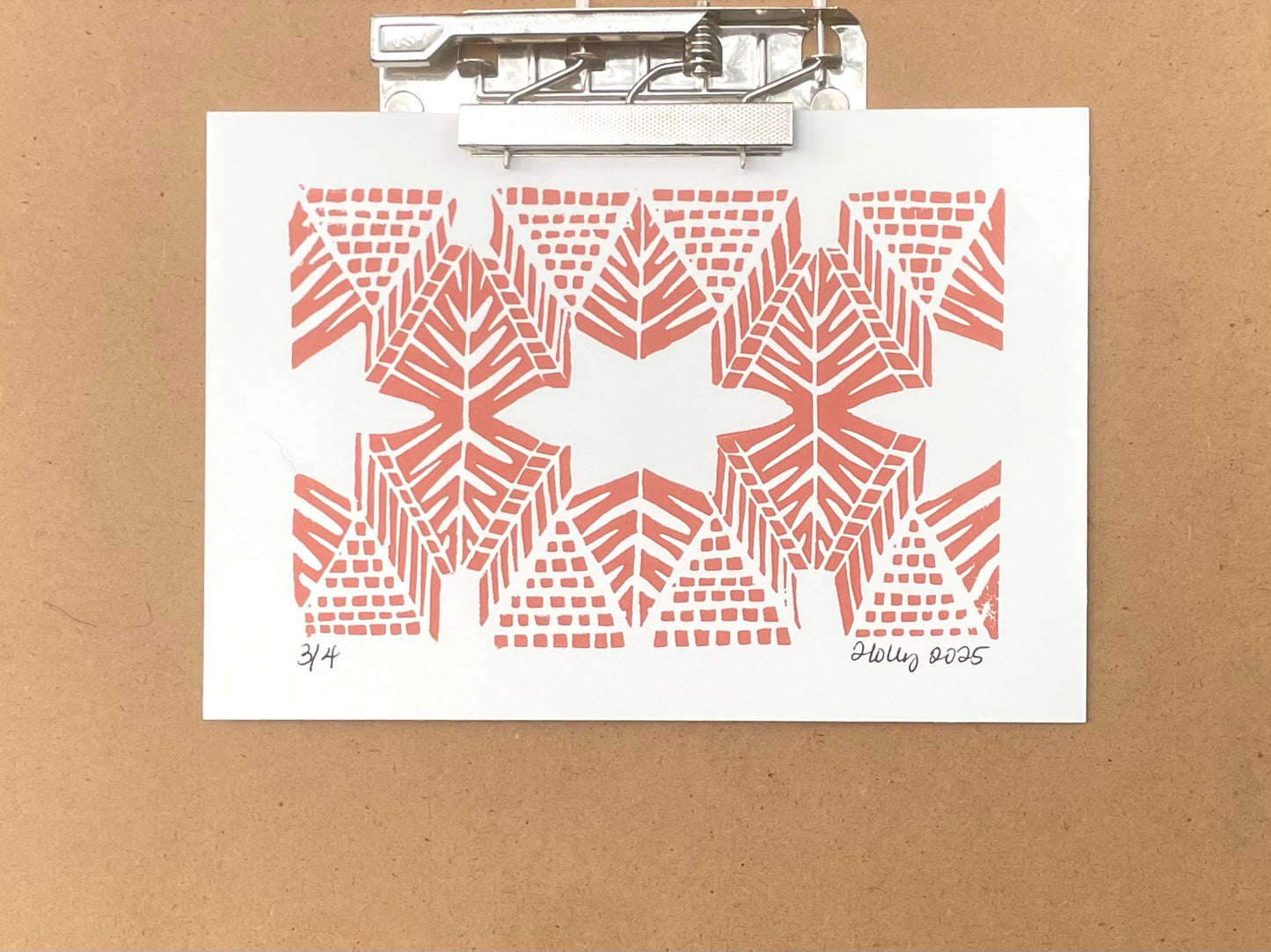 Burst Print in Pumpkin