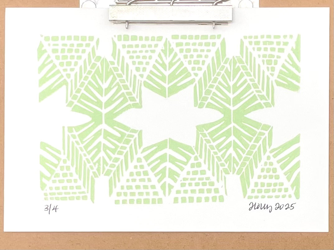 Burst Print in Mint