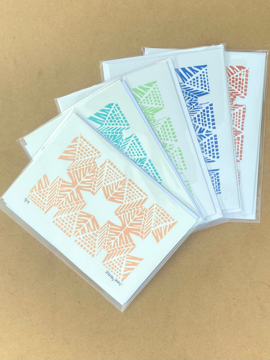 Burst Greeting Card Set of 5